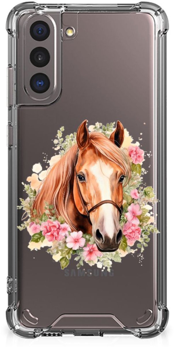 Case Anti-shock voor Samsung Galaxy S21 Paard