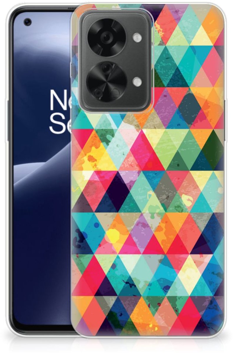 OnePlus Nord 2T TPU bumper Geruit