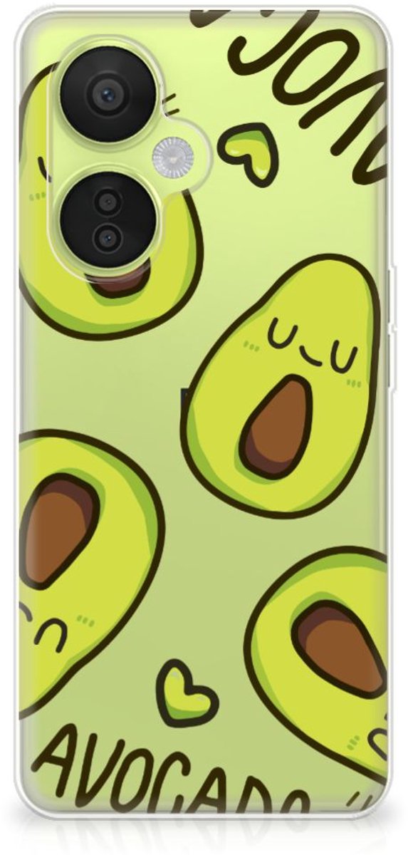 OnePlus Nord CE 3 Lite Telefoonhoesje met Naam Avocado Singing