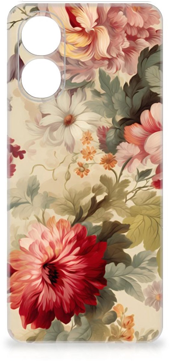 TPU Case voor OPPO A17 Bloemen