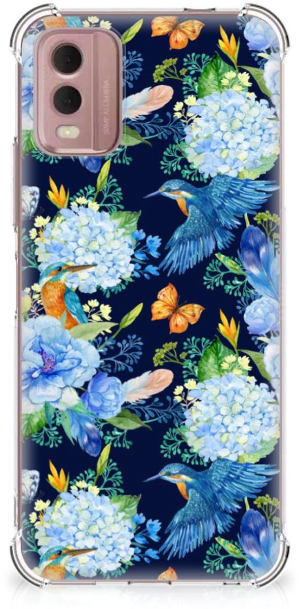 Case Anti-shock voor Nokia C32 IJsvogel