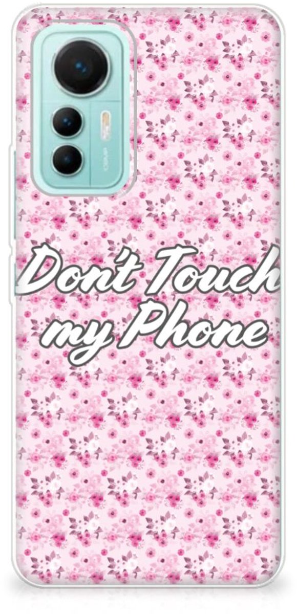 TPU Hoesje voor Xiaomi 12 Lite Silicone-hoesje Flowers Pink DTMP
