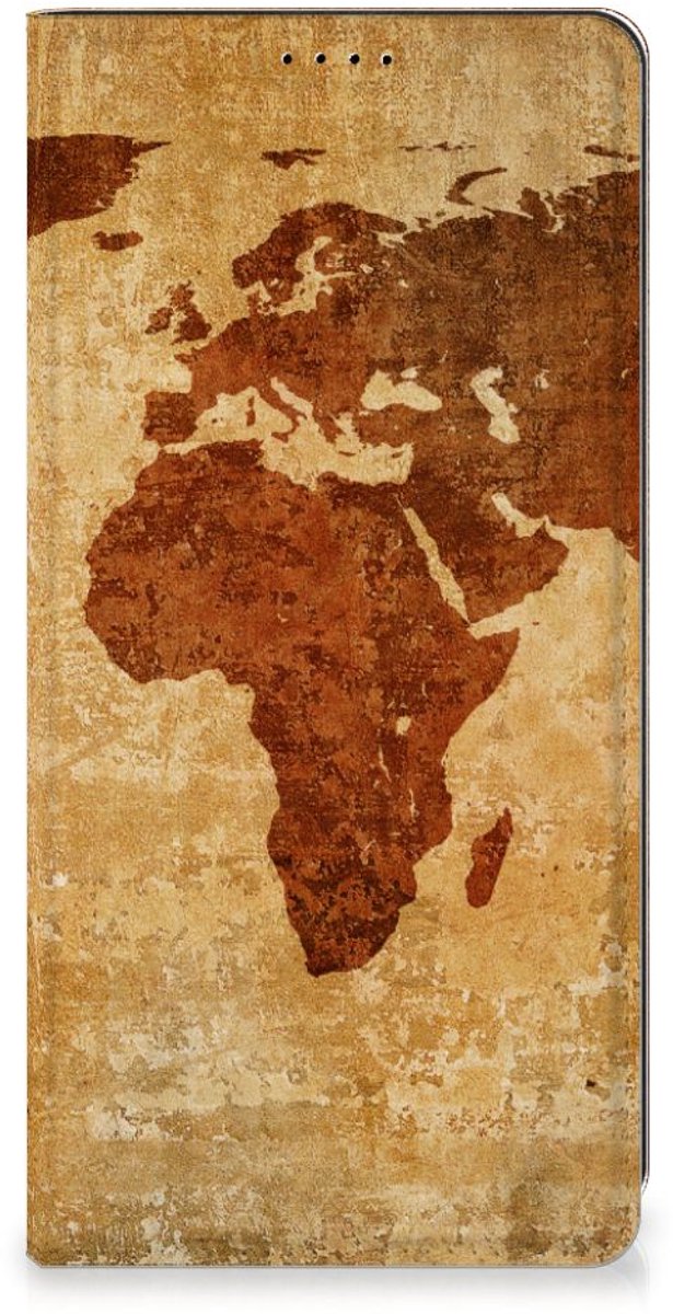Samsung Galaxy S23 FE Book Cover Wereldkaart