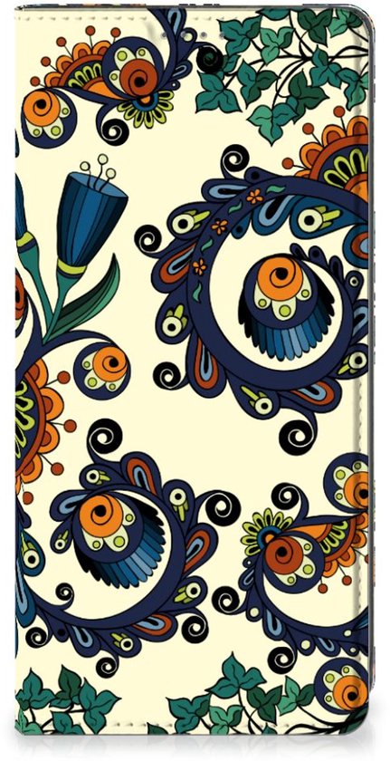 Coque OnePlus Nord CE 2 Lite 5G Bookcase Fleur Baroque