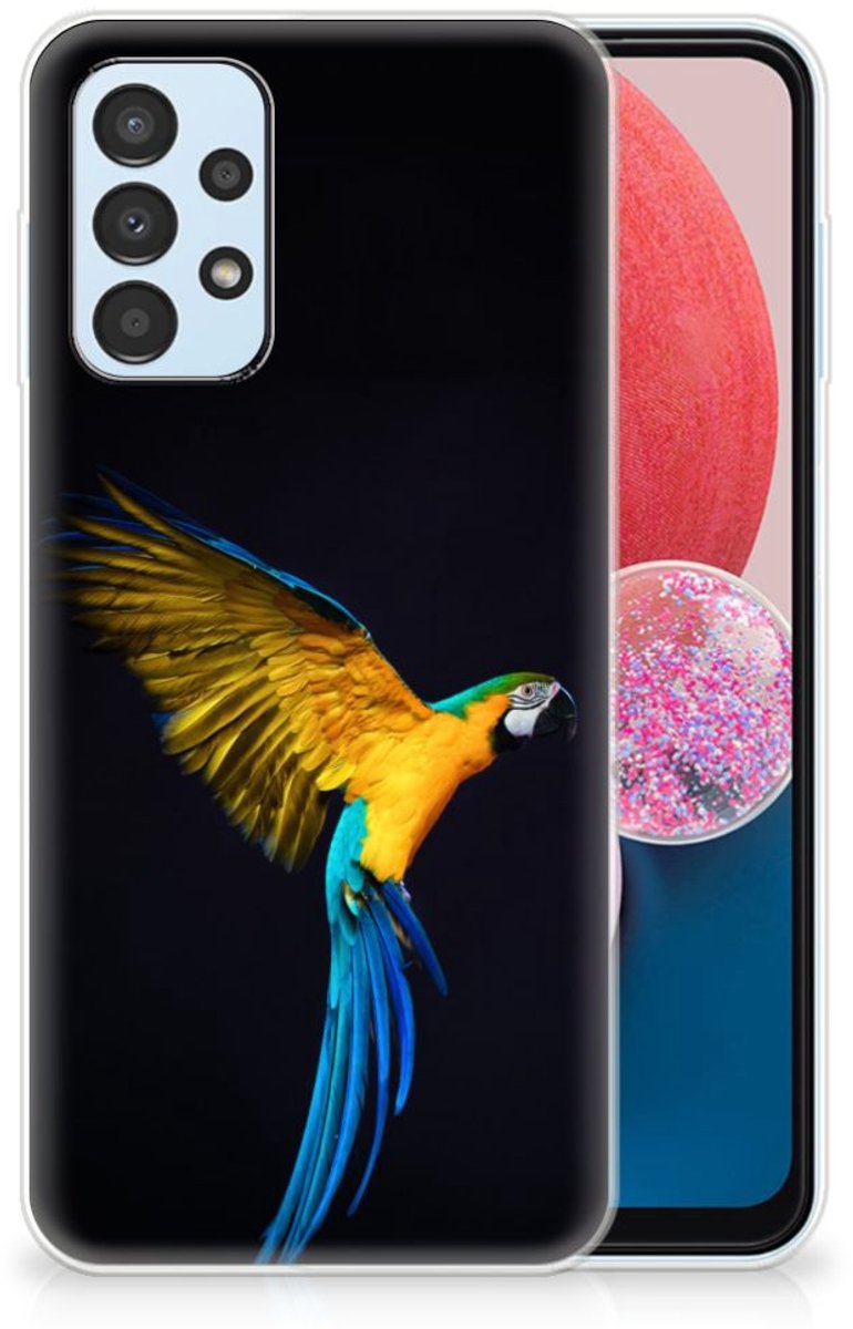 Samsung Galaxy A13 4G TPU Hoesje Papegaai