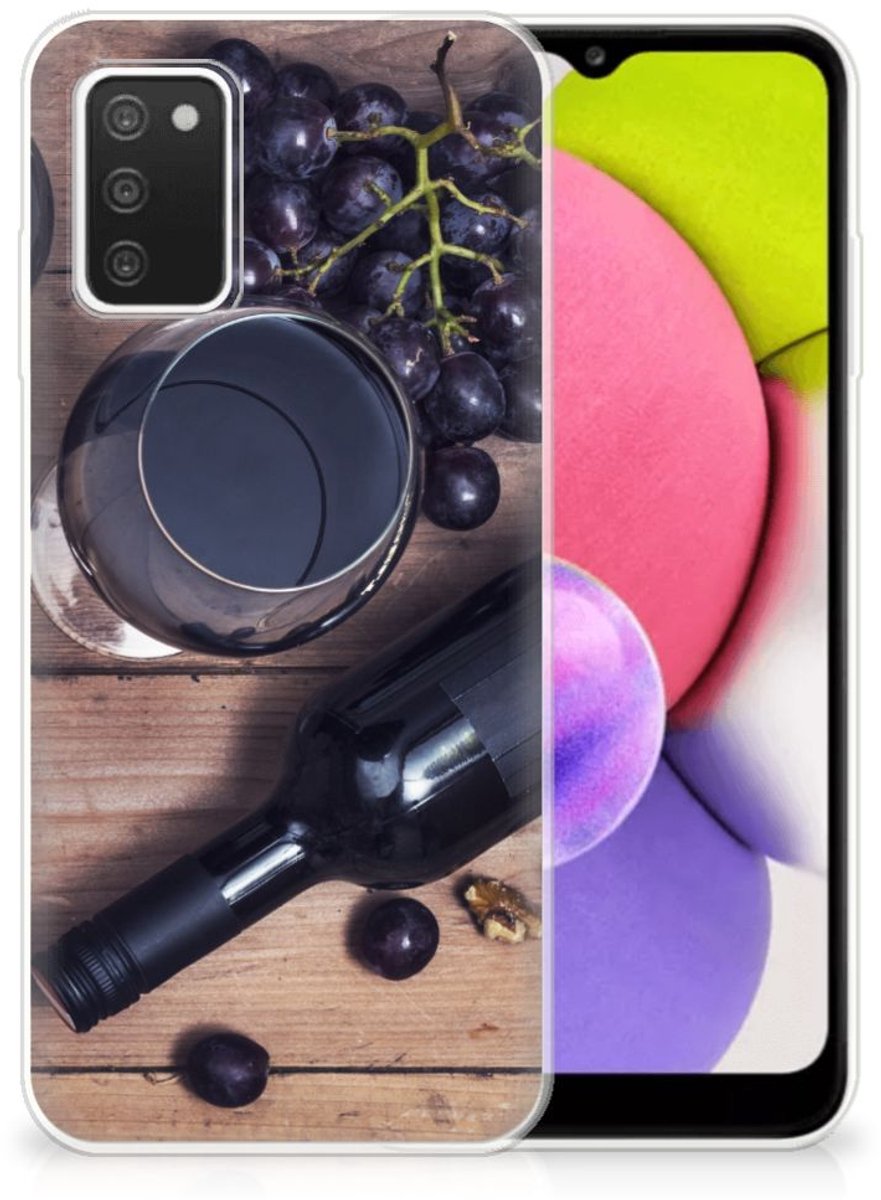 Samsung Galaxy A03S Siliconen Case Wijn
