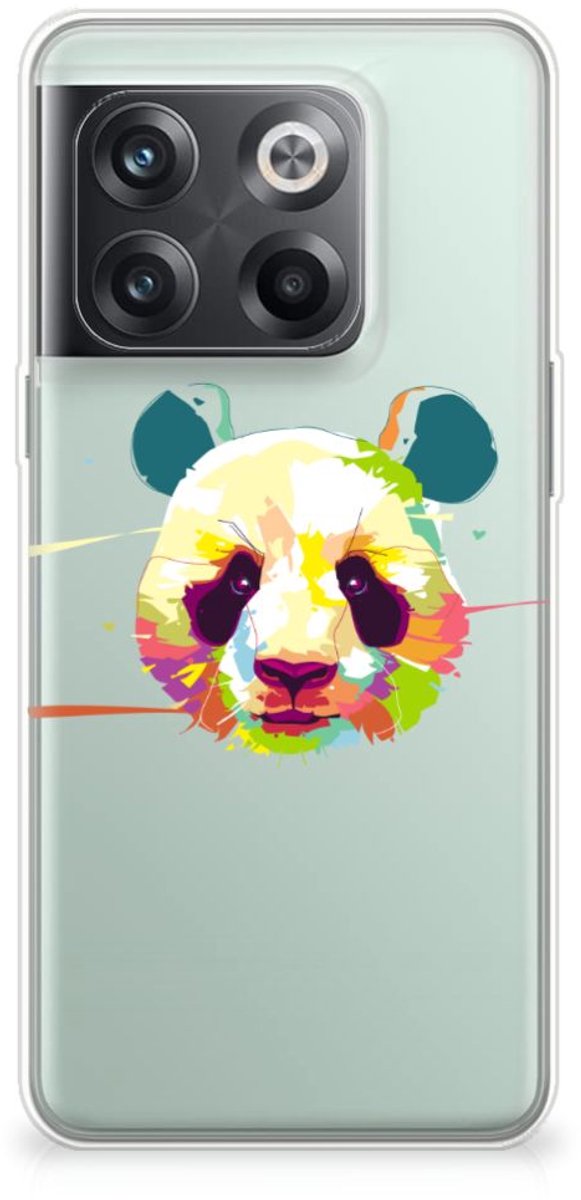 OnePlus 10T Telefoonhoesje met Naam Panda Color