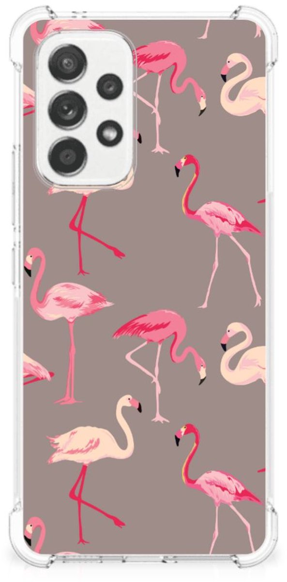 Samsung Galaxy A53 5G Case Anti-shock Flamingo