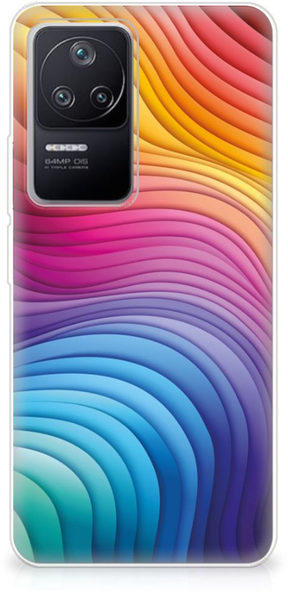 TPU Hoesje voor Xiaomi Poco F4 Regenboog