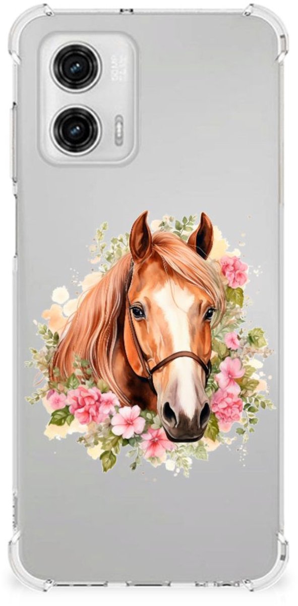 Case Anti-shock voor Motorola Moto G73 Paard