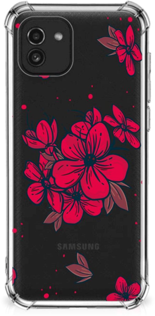 Samsung Galaxy A03 Case Blossom Red