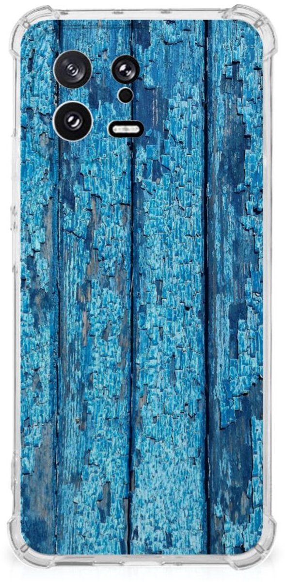 Xiaomi 13 Stevig Telefoonhoesje Wood Blue