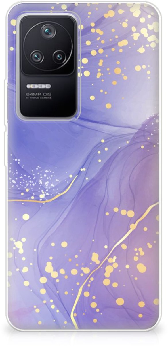 Hoesje maken voor Xiaomi Poco F4 Watercolor Paars