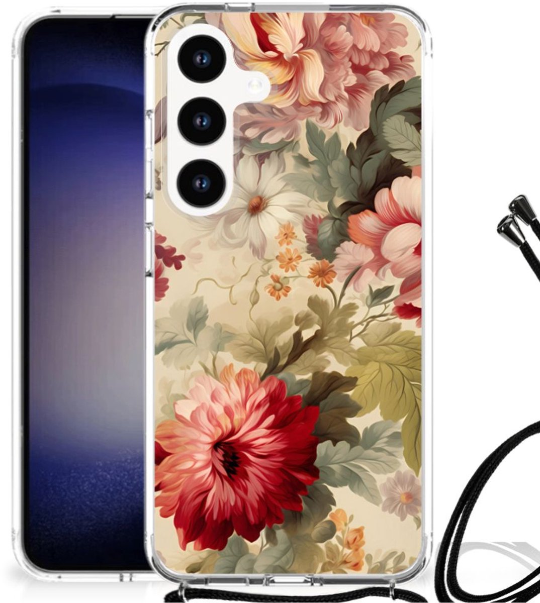 Case voor Samsung Galaxy S24 Bloemen