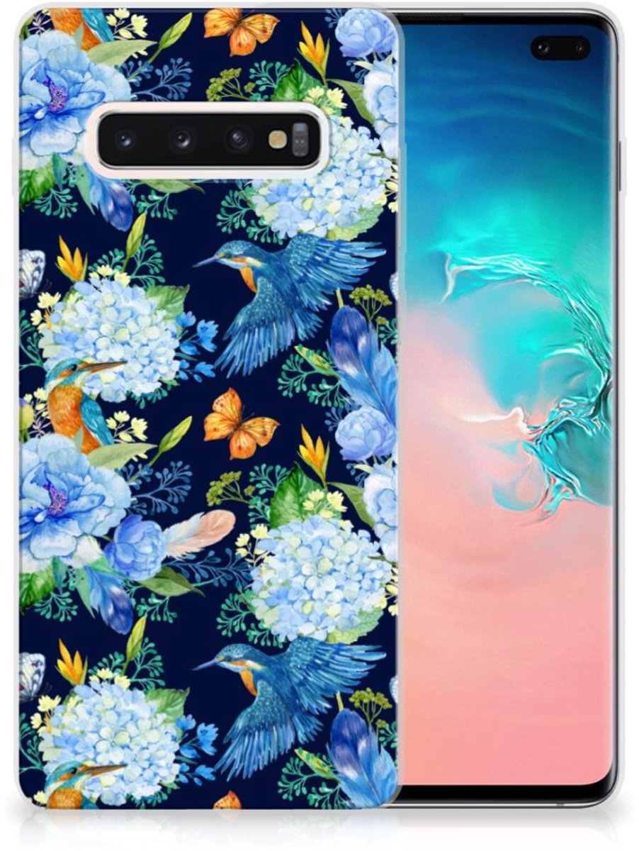 TPU Hoesje voor Samsung Galaxy S10 Plus IJsvogel
