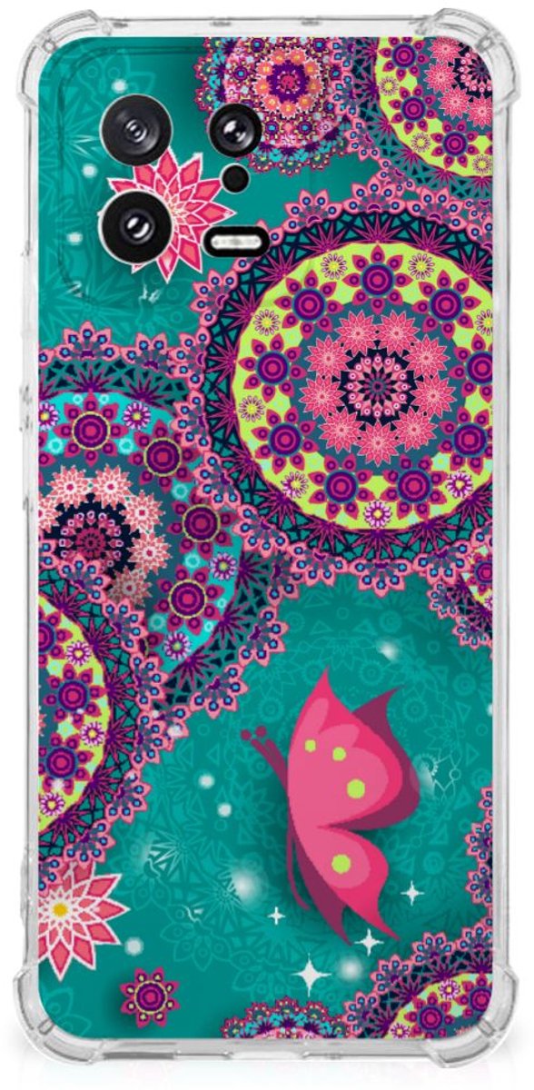 Xiaomi 13 Back Cover Cirkels en Vlinders