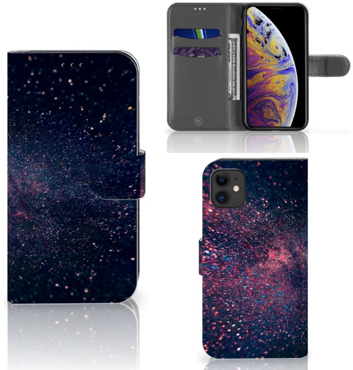 Book Case voor Apple iPhone 11 Book Case Stars