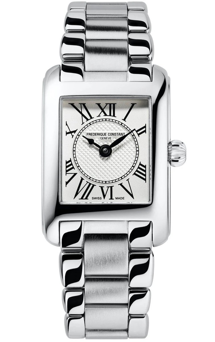 Frédérique Constant Carrée FC-200MC16B Horloge - Staal - Zilverkleurig - Ø 25.5 mm
