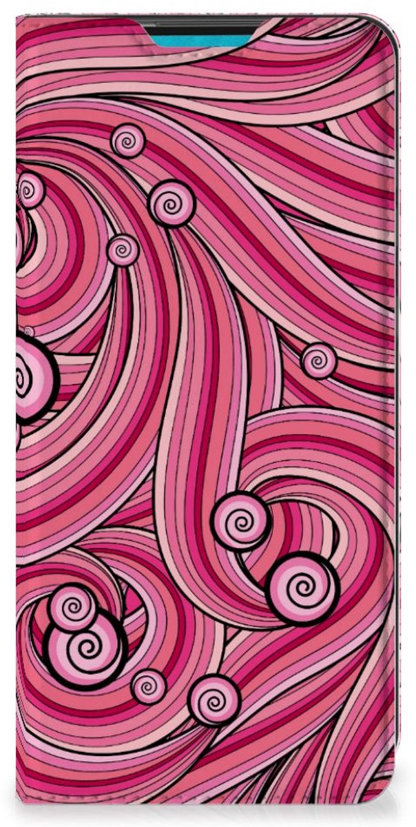 Samsung Galaxy A73 Bookcase Swirl Pink