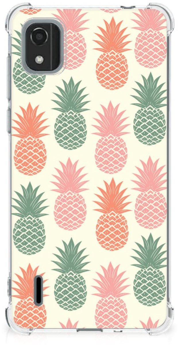Nokia C2 2nd Edition Beschermhoes Ananas