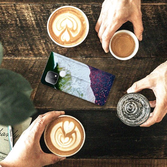 Coque de téléphone OPPO A15 Flip Cover Sea in Space