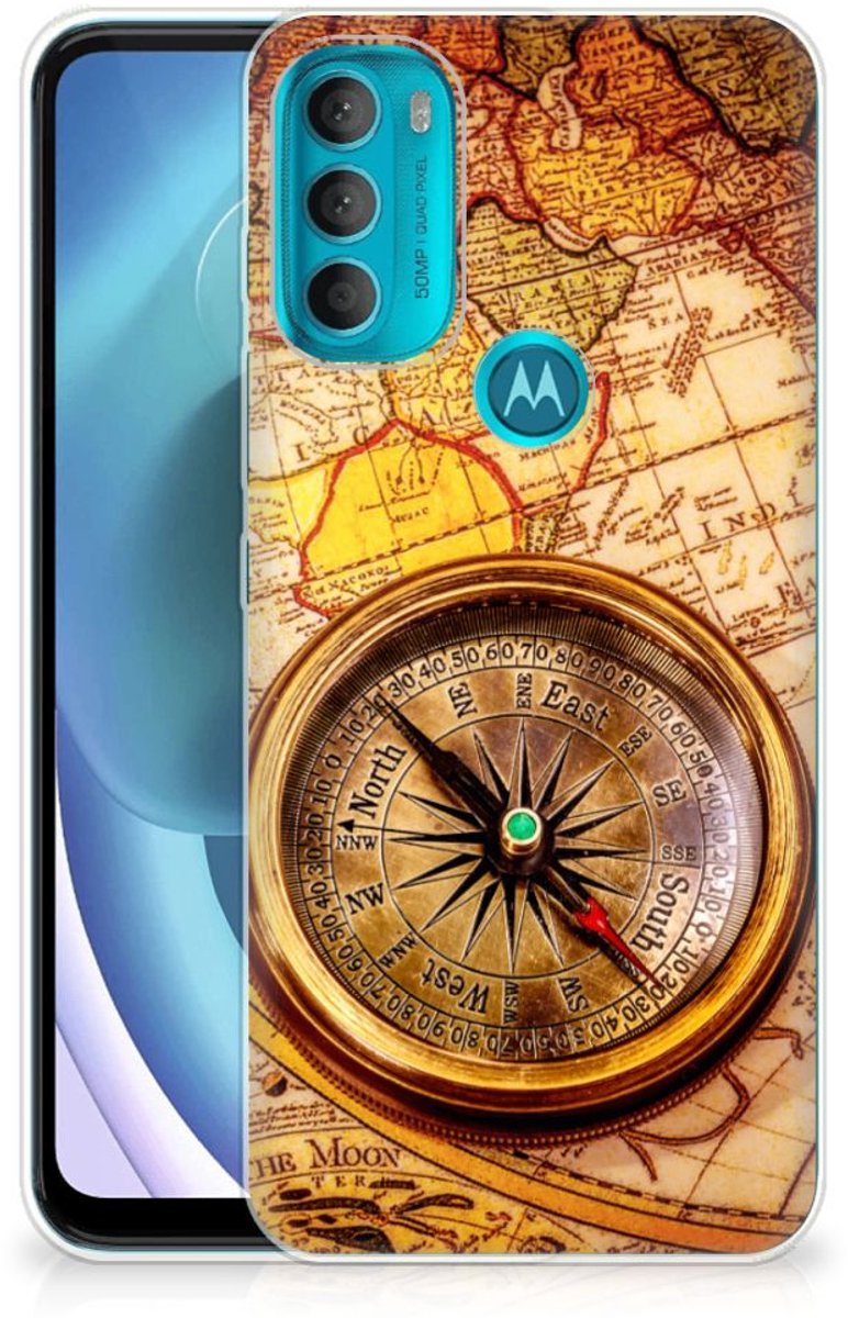 TPU Hoesje voor Motorola Moto G71 5G Siliconen Back Cover Kompas