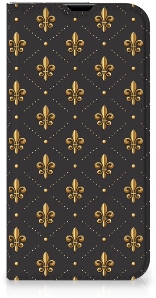 iPhone 13 Pro Hoesje met Magneet Franse Lelie
