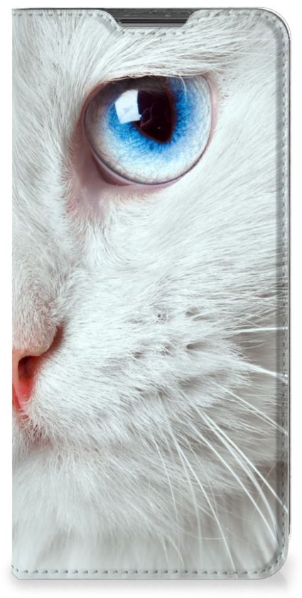 Couverture Xiaomi Redmi Note 11 Pro Smart Case Witte Cat