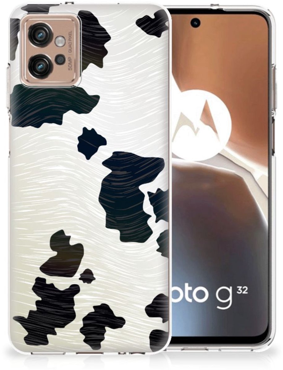 Motorola Moto G32 TPU Hoesje Koeienvlekken