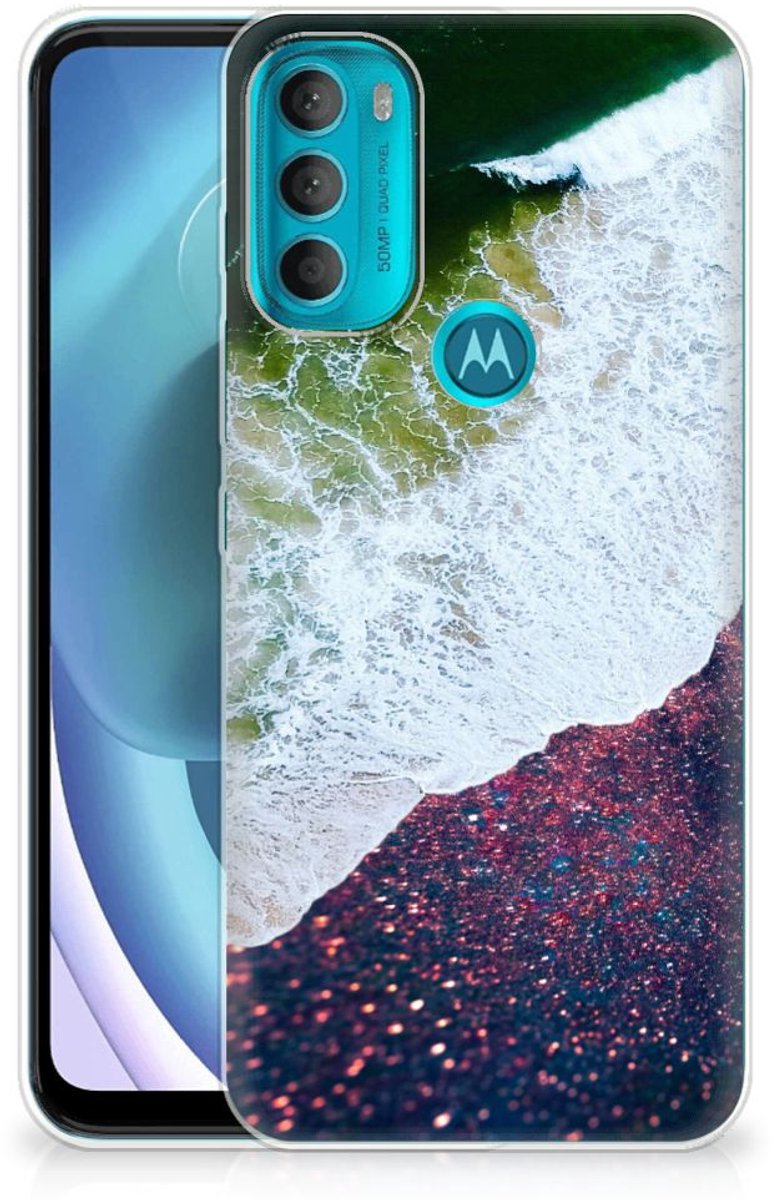 Motorola Moto G71 5G TPU Hoesje Sea in Space