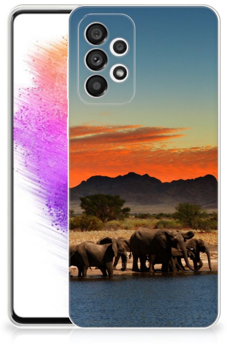 Samsung Galaxy A73 5G TPU Hoesje Olifanten