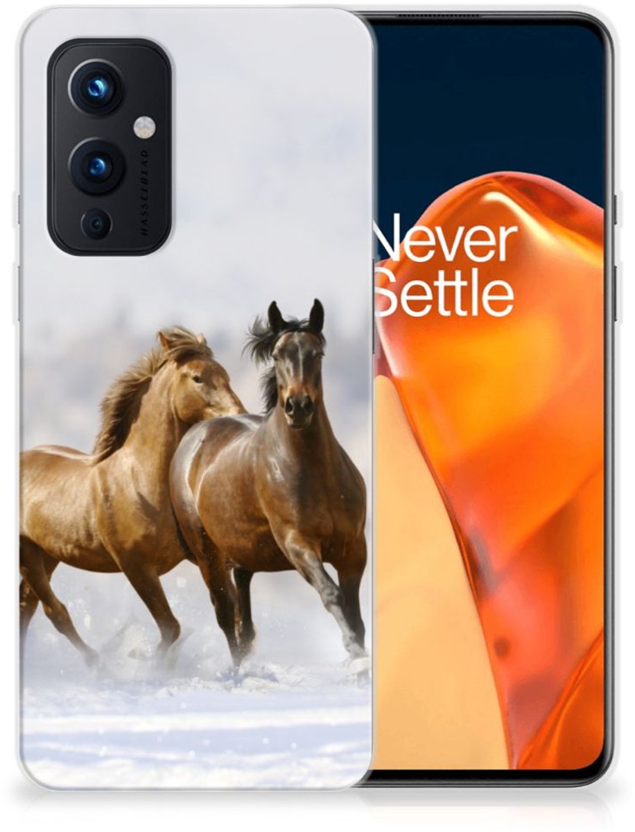OnePlus 9 TPU Hoesje Paarden