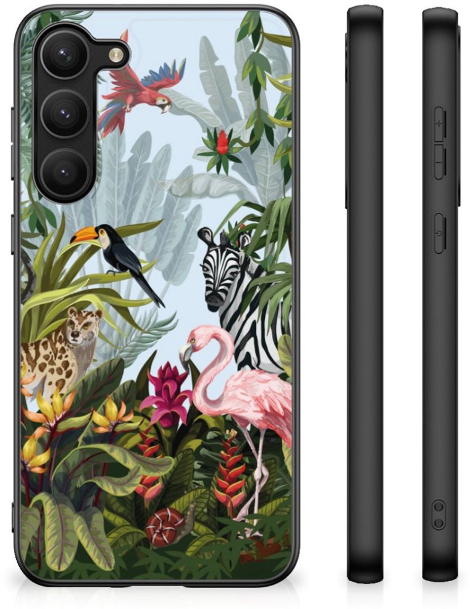 Back Cover voor Dierenprint Telefoonhoesje voor Samsung Galaxy S23 Plus Jungle
