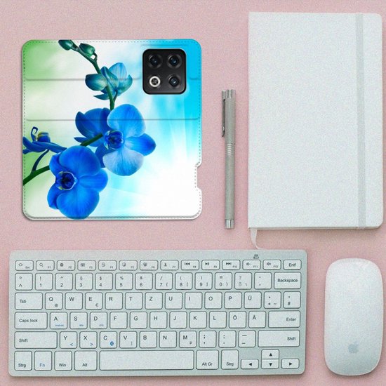 Coque Stand avec photo OnePlus 10 Pro Phone Case Orchid Blauw