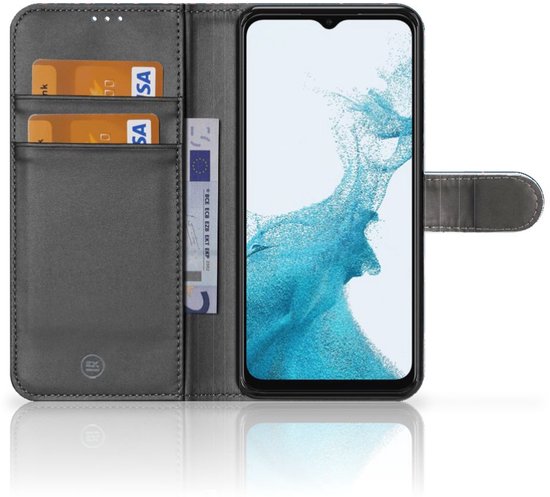 Portefeuille Samsung Galaxy A23 Coque Compatible avec Feuilles De Palmier