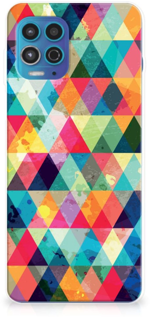 Motorola Moto G100 TPU bumper Geruit