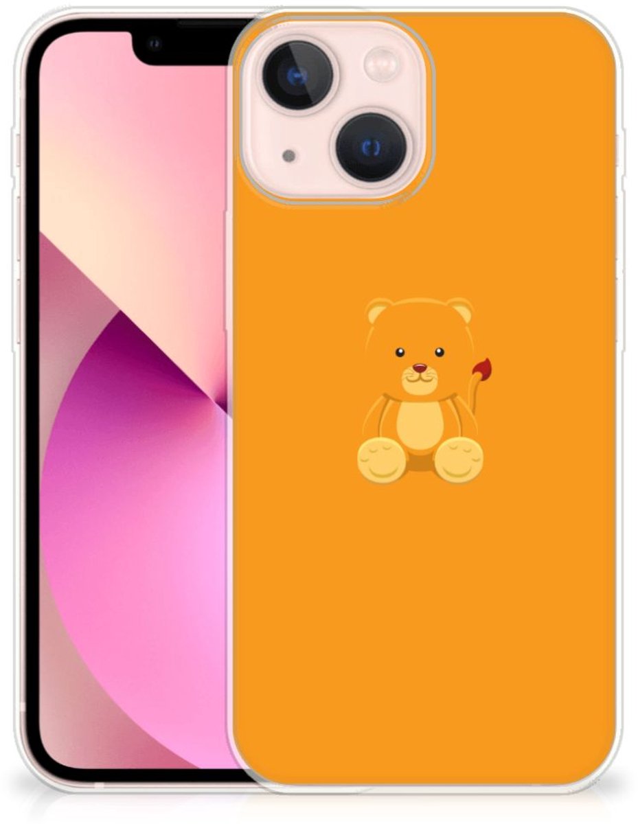 iPhone 13 mini Telefoonhoesje met Naam Baby Beer