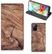 Samsung Galaxy A71 Book Wallet Case Tree Trunk