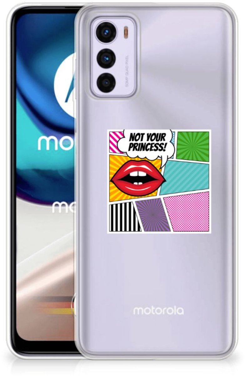 Motorola Moto G42 Silicone Back Cover Popart Princess