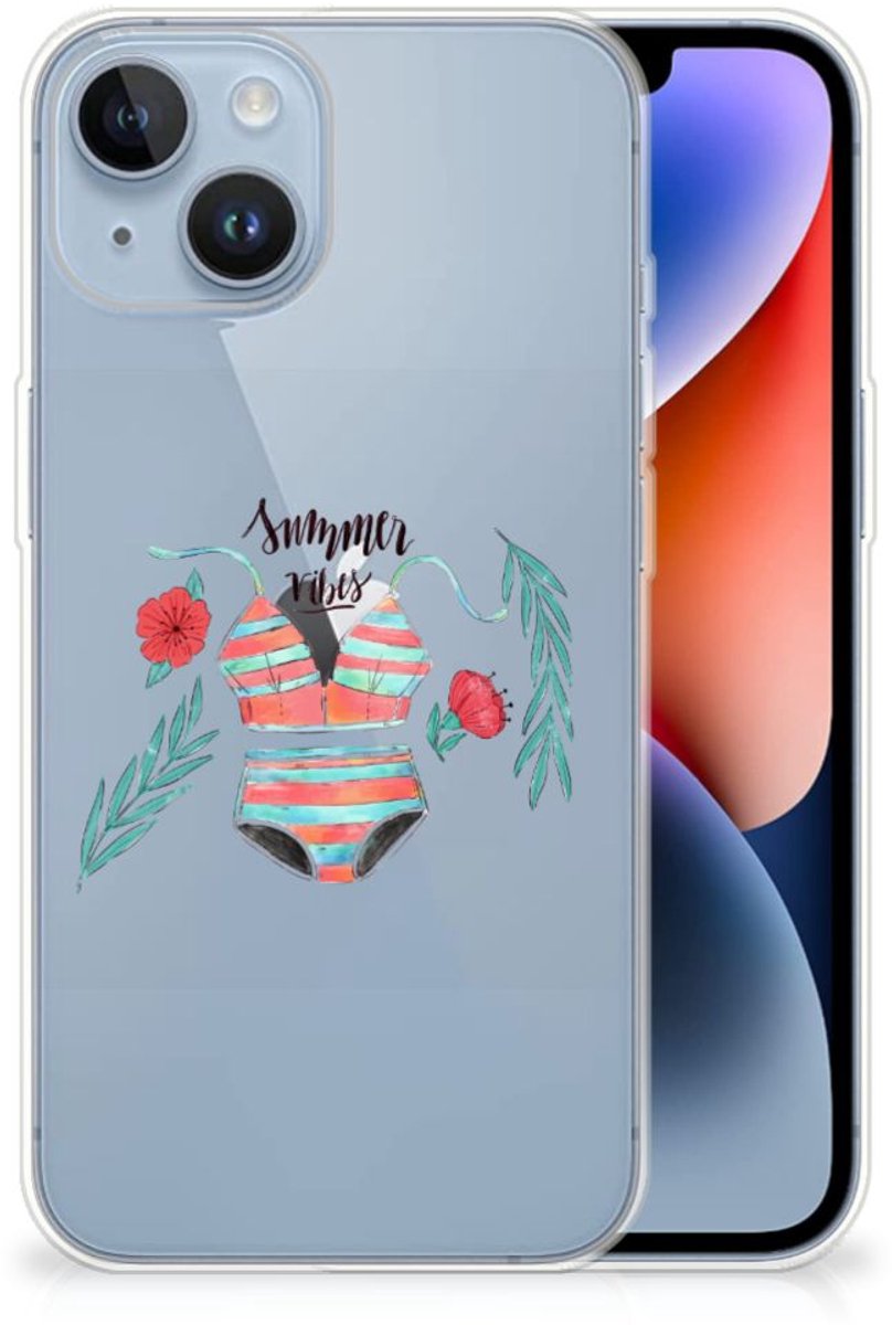 Apple iPhone 14 Telefoonhoesje met Naam Boho Summer