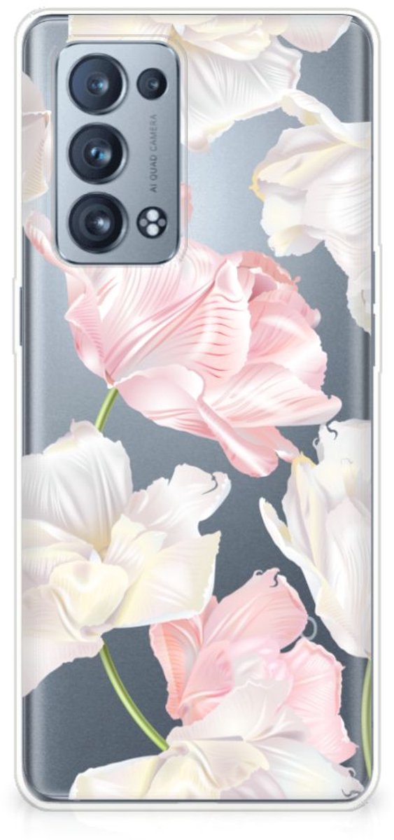 OPPO Reno 6 Pro Plus 5G TPU Case Lovely Flowers