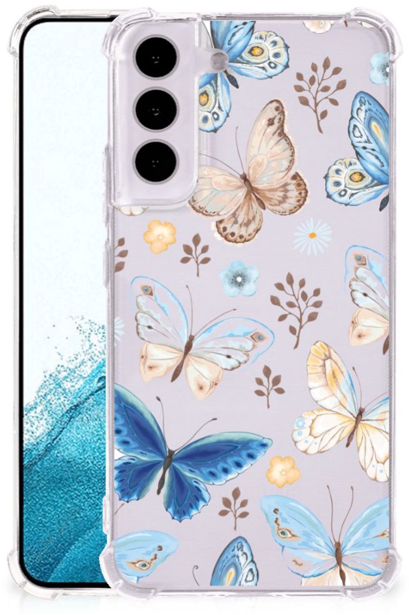 Case Anti-shock voor Samsung Galaxy S22 Vlinder