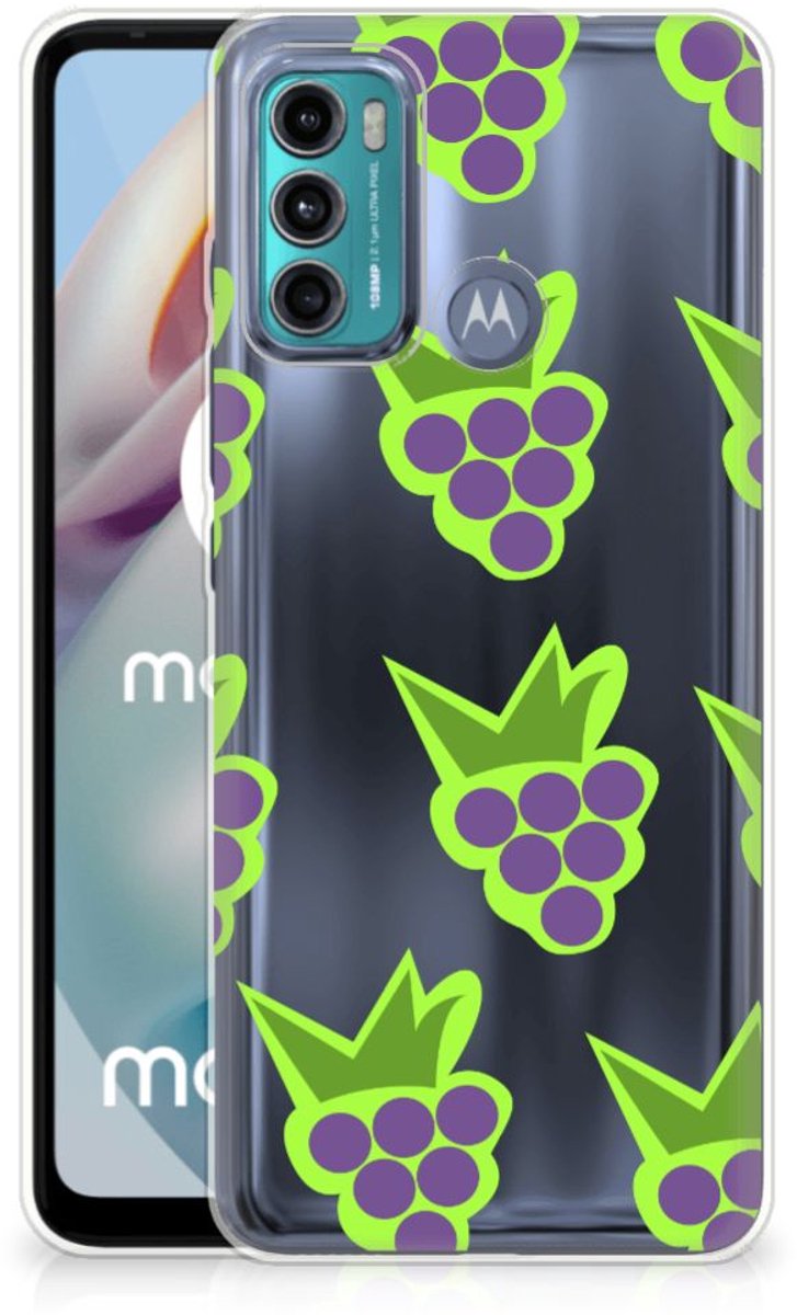 Motorola Moto G60 Siliconen Case Druiven