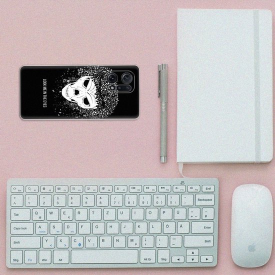 TPU Bumper OPPO Find X5 Smartphone Case Skull Hair