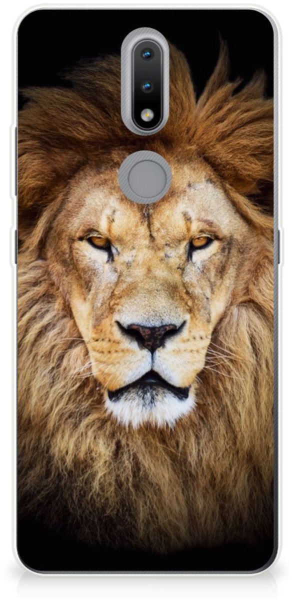 Nokia 2.4 TPU Hoesje Leeuw