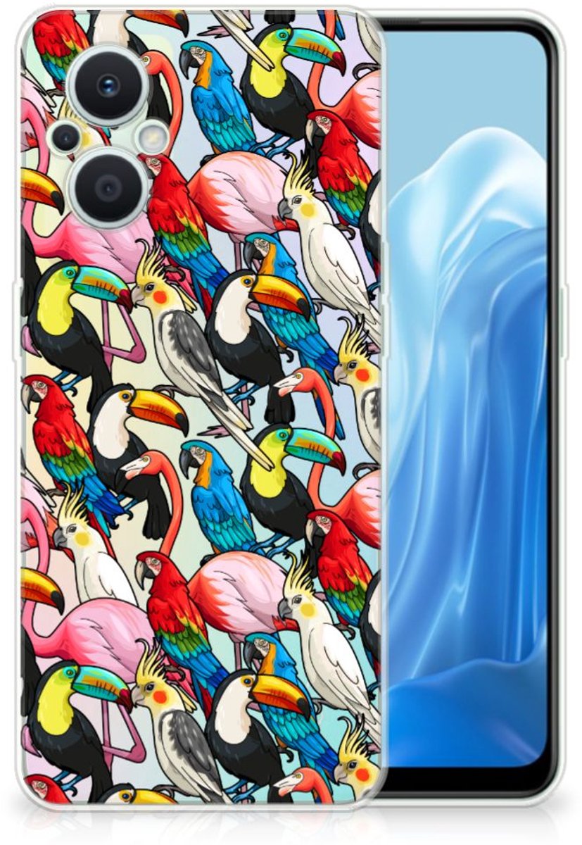 OPPO Reno8 Lite TPU Hoesje Birds