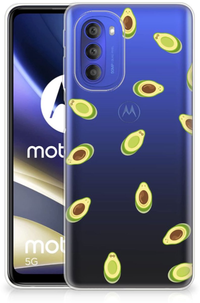 Motorola Moto G51 5G Siliconen Case Avocado