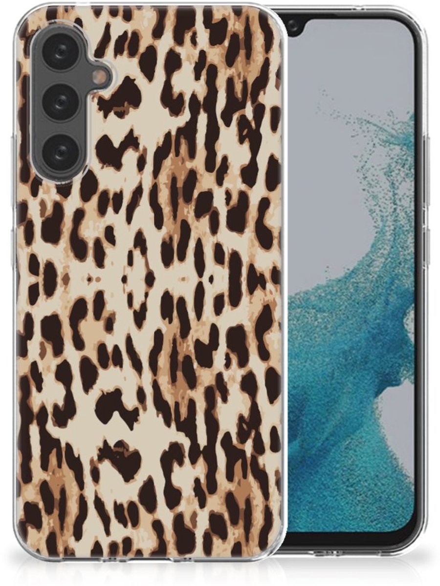 Samsung Galaxy A34 TPU Hoesje Leopard