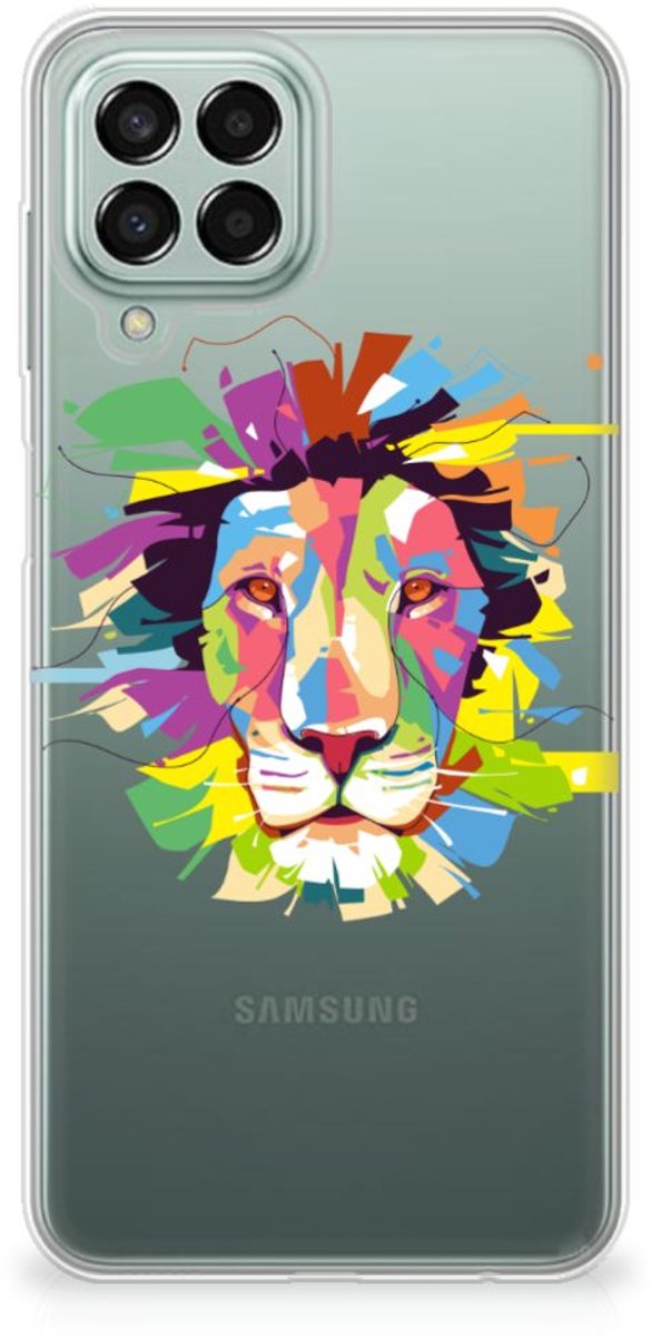 Samsung Galaxy M33 Telefoonhoesje met Naam Lion Color