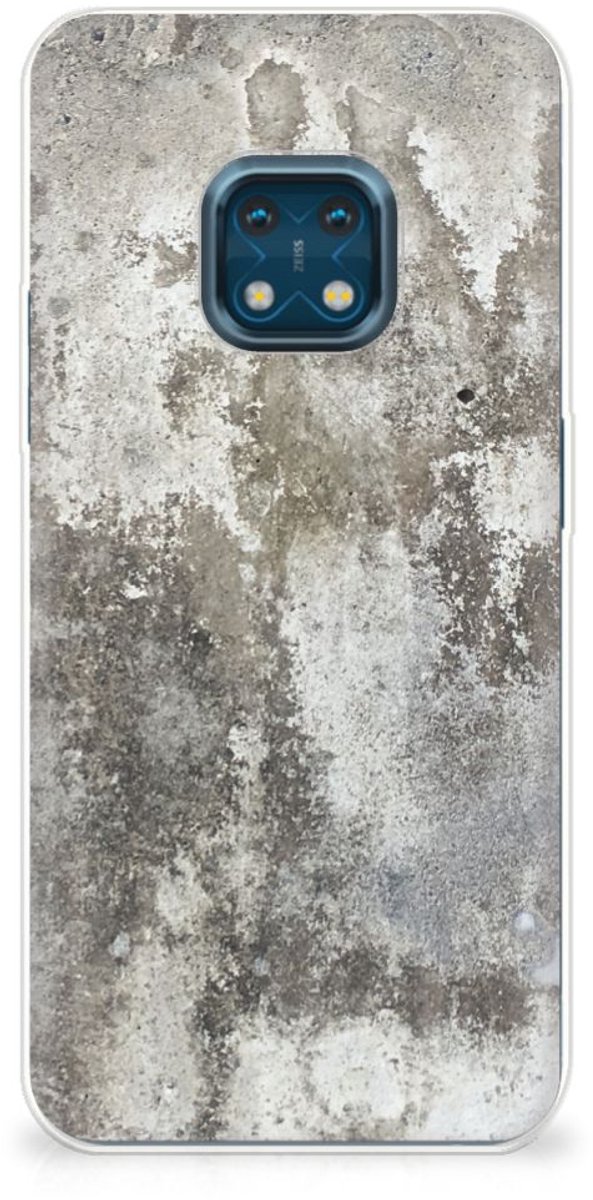 Nokia XR20 TPU Siliconen Hoesje Beton Print